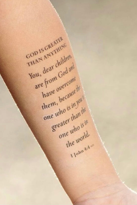 tattoos about overcoming struggles